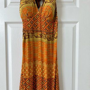 sold ~ Plenty by Tracy Reese 100% Silk Women's Maxi Dress Size 6P